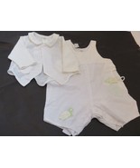 Catamini Baby 3P Outfit Romper Jacket shirt Dors Tu Tortue Turtles 6M Un... - $33.62