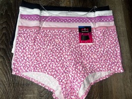Maidenform ~ 5-Pair Womens Boyshort Underwear Cotton Blend Multicolor (B) ~ XL/8 - £22.86 GBP