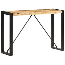 vidaXL Mango Wood Console Table, Brown &amp; Black, 30&quot;&quot; W x 15&quot;&quot; D - $153.99