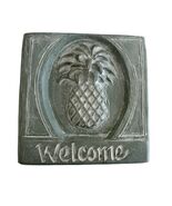 Vintage Isabel Bloom Pineapple Welcome Wall Plaque Cast Stone Sculpture - $25.20