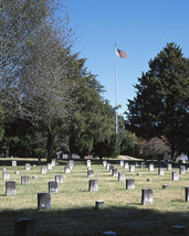 Grave markers at Stones River National Battlefield in Tennessee Photo Print - £7.02 GBP+