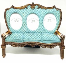 Home For ALL The Holidays Hand Painted Poly Resin Victorian Settee Photo Frame ( - £19.75 GBP