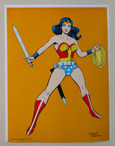 Rare vintage original 1978 Wonder Woman poster: 1970s DC Comics Superher... - $29.46