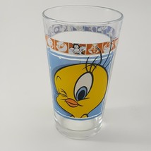 1999 Warner Bros 5 3/4&quot; Looney Tunes Tweety Bird Drinking Glass - £6.33 GBP