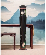 Guqin Cedar material Hand drawn panda pattern Fuxi style Chinese string ... - $699.00