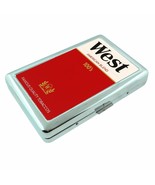 Vintage West American Metal Silver Cigarette Case - €14,39 EUR