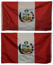 AES 3x5 Peru Double Sided 3ply w/Liner Premium Quality Fade Resistant Flag 3&#39;x5&#39; - £15.64 GBP