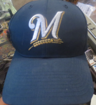 MLB Genuine Merchandise Milwaukee Brewers Cap Hat signed by Don August +... - $27.88
