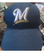 MLB Genuine Merchandise Milwaukee Brewers Cap Hat signed by Don August +... - £21.84 GBP