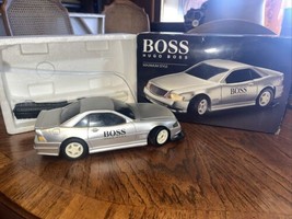 Vintage Hugo Boss Remote Control Car (Silver) Mercedes Look Alike (read descrip) - £10.95 GBP