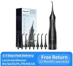 Fairywill Water Flossers for Teeth 300ml Oral Irrigator Rechargeable Portable De - £38.52 GBP+