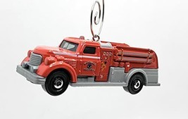 Christmas Ornament for Fire Dasher Antique Fire Truck Red - £14.70 GBP