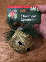 Gold Bell Christmas Ornament - $14.73