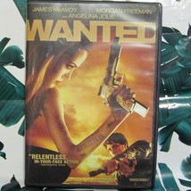 DVD Wanted James McAvoy Morgan Freemen Angelina Jolie Widescreen - $1.99