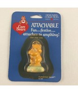 Care Bears Funshine Attachable Key Ring Zipper Vintage 1985 American Gre... - $37.84 CAD