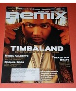 Timbaland Remix Magazine Vintage 2007 Bebel Gilberto Miguel Migs Stephen... - $54.32 CAD