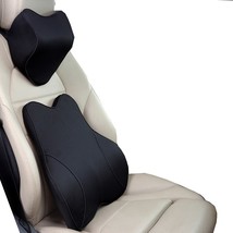 Car Lumbar Pillow Memory Foam Lumbar Support Cushion Car Low Back Pain Pillow Or - £87.48 GBP