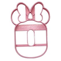 Minnie Mouse Themed Number Zero 0 Detailed Cookie Cutter Made In USA PR4550 - £3.18 GBP