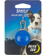 Spotlit LED Collar Light, Carabiner Clip Light for Keys + Pets, Glows + ... - £9.64 GBP