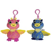 Spin Master Hatchimals Glittering Garden Twin Talking Surprise Clip Keychains - £8.36 GBP