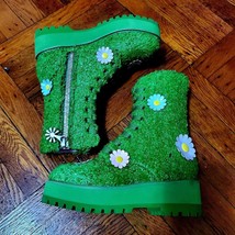 Delia&#39;s always Greener combat boots sz 5 - $99.00