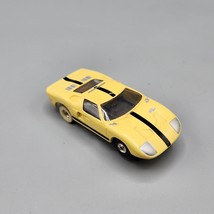 Aurora T-Jet Ford GT40 HO Slot Car Yellow Vtg - £37.77 GBP