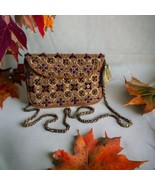 World Market Embroidered Cross Body Clutch Snap Closure 1 Pocket Inside - $51.29 CAD