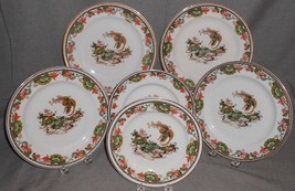 Set (6) Vintage Wood &amp; Sons 8&quot; &amp; 9&quot; Salad/Dessert Plates Made In England - £55.38 GBP