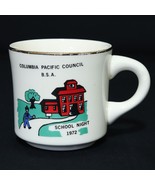 Boy Scouts VTG BSA Ceramic Mug School Night 1972, Columbia Pacific Counc... - $24.97