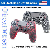 For Playstation 4 Ps4 Controller Silicone Rubber Case Cover Grip Protective Skin - £14.14 GBP