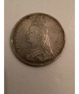 1 Crown Queen Victoria 1890 - £66.45 GBP