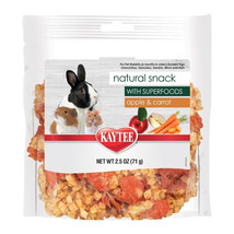 Kaytee Natural Snack with Superfoods Carrot &amp; Apple Small Animal Treats - £2.79 GBP