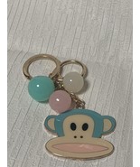 Paul Frank Monkey character pastel ball with face keychain - £18.96 GBP
