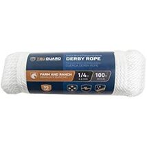 MIBRO Group (The) 644331 White TG1/4x100 Poly Rope - $26.39