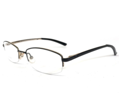 Valentino Eyeglasses Frames V5281/U 0X88 Black Gold Rectangular 53-18-140 - £59.62 GBP