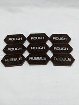 Lot Of (9) Brown Litko Premium Printed Mecha Rubble Rough Tokens - $17.46 CAD