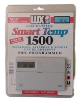 LUX TX1500 Smart Temp Fully Pre Programmable Luxlight TX1500 Heat &amp; Cold... - $51.41