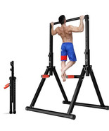 DOBESTS Foldable Power Tower Pull Up Bar Dip Station Free Stand Pull Up ... - $11,479.22 MXN