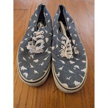 Vans Sneakers In Tela Basse Con Stampa Di Dinosauri Taglia 9 - $20.78