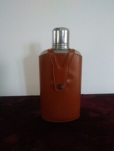 Vintage Parker Travel Plastic Flask In Holder New York - £12.02 GBP