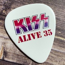 Kiss army guitar tuning pick heavy metal Alive 35 concert tour Paul Stanley red - £15.73 GBP