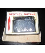Vintage BENTLEY BUTANE Chrome Art Deco Gas Butane Lighter c/w Original Box - $379.94 MXN