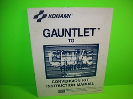Gauntlet To Crime Fighters 1989 Original Video Arcade Game Repair Manual - £10.60 GBP