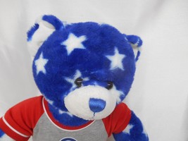 Old Vtg Build A Bear Chicago Cubs Mlb Baseball Teddy Bear Stuffed Plush Animal T - £23.73 GBP