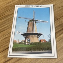 Vintage Lot of 4  Van Leers Holland Windmill Tourism Travel Postcard KG JD - £9.39 GBP