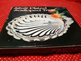VINTAGE Scalloped Tray Silver Plated New Sealed Plastic 6x5&quot; - $7.70
