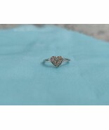Heart Shape Round Cut Cubic Zirconia Women&#39;s Toe Ring 925 Sterling Silver - $5.41 CAD