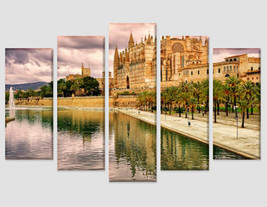 La Seu Cathedral in Palma de Mallorca Canvas Print Spain Canvas Art Spanish Wall - $49.00