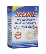 Secure Denture Adhesive Strips | 5 packs of 15 Strips - $952.47 MXN