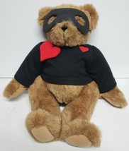 Vermont Teddy Bear Love Bandit 15 Inch Classic Jointed Brown Retired Valentine - £9.82 GBP